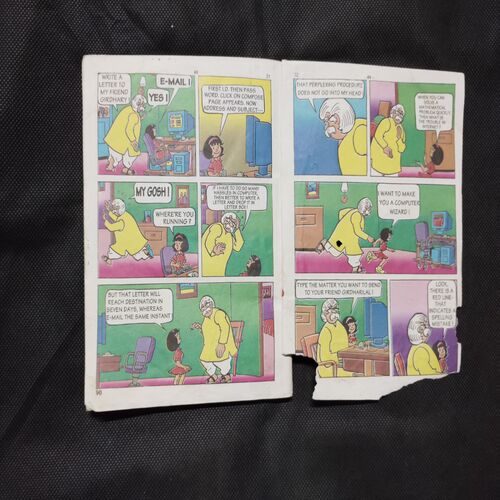 PRAN'S PINKI WORLD RECORD (FRONT COVER RIGHT SIDE LITTLE CUT AND LAST PAGE DOWN SIDE LITTLE CUT AND BACK COVER MESSING)