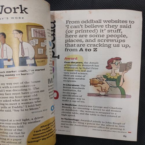 Reader’s Digest . Edition :- ( January - 2010 ) .