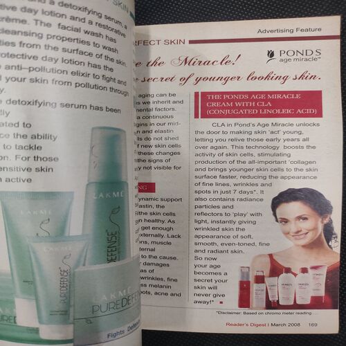 Reader’s Digest . Edition :- ( March - 2008 ) .