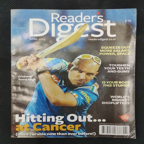 Reader’s Digest . Edition :- ( April - 2013 ) .