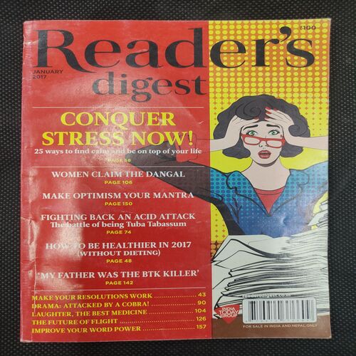 Reader’s Digest . Edition :- ( January - 2017 ) .