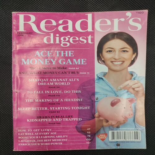 Reader’s Digest . Edition :- ( Feb - 2016 ) .