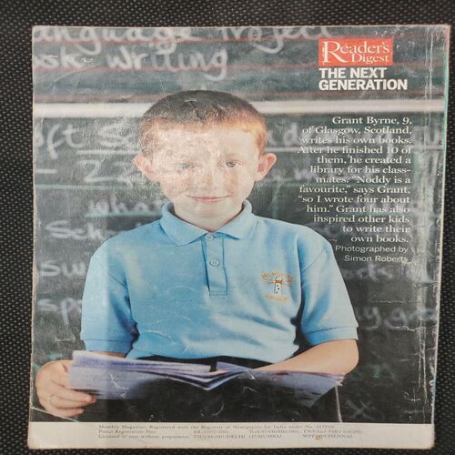 Reader’s Digest . Edition :- ( January - 2002 ) .