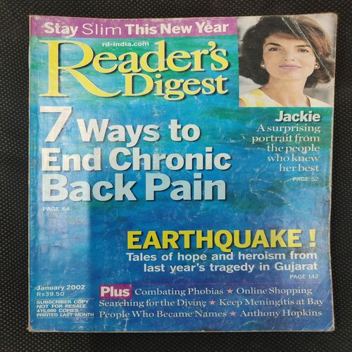 Reader’s Digest . Edition :- ( January - 2002 ) .
