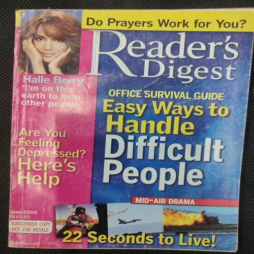 Reader’s Digest . Edition :- ( June - 2005 ) .