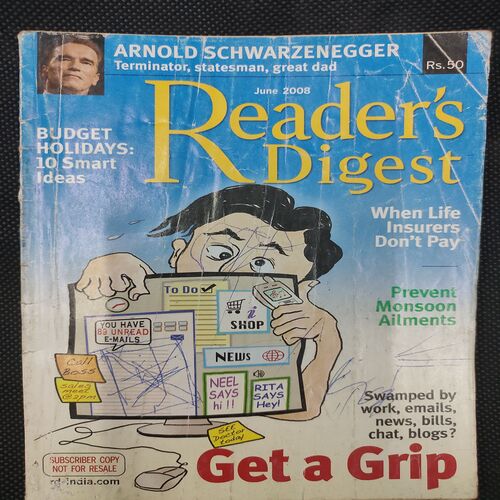 Reader’s Digest . Edition :- ( June - 2008 ) .