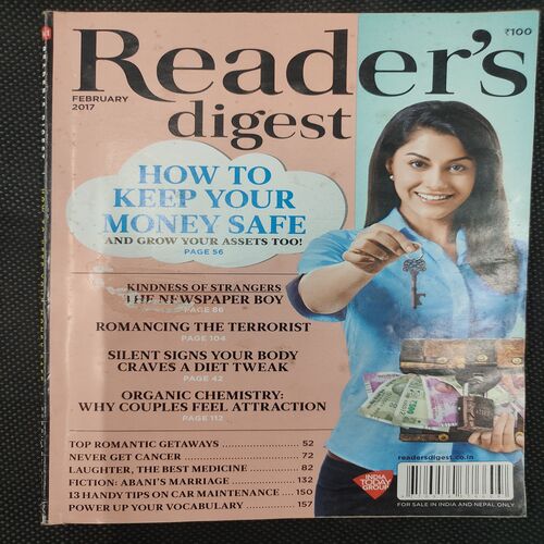 Reader’s Digest . Edition :- ( Feb - 2017 ) .