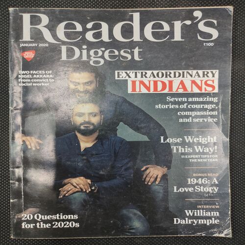 Reader’s Digest . Edition :- ( January - 2020 ) .