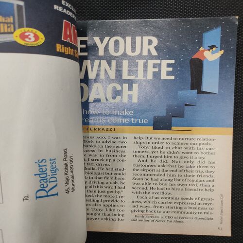Reader’s Digest . Edition :- ( March - 2007 ) .