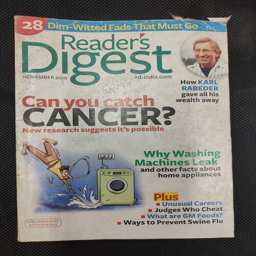 Reader’s Digest . Edition :- ( Nov - 2010 ) .