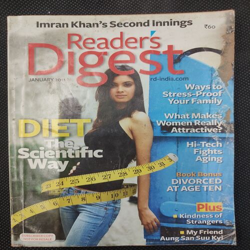 Reader’s Digest . Edition :- ( January - 2011 ) .