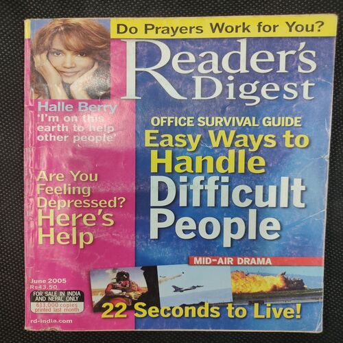 Reader’s Digest . Edition :- ( June - 2005 ) .