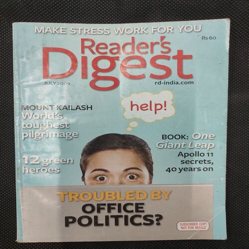 Reader’s Digest . Edition :- ( July - 2009 ) .