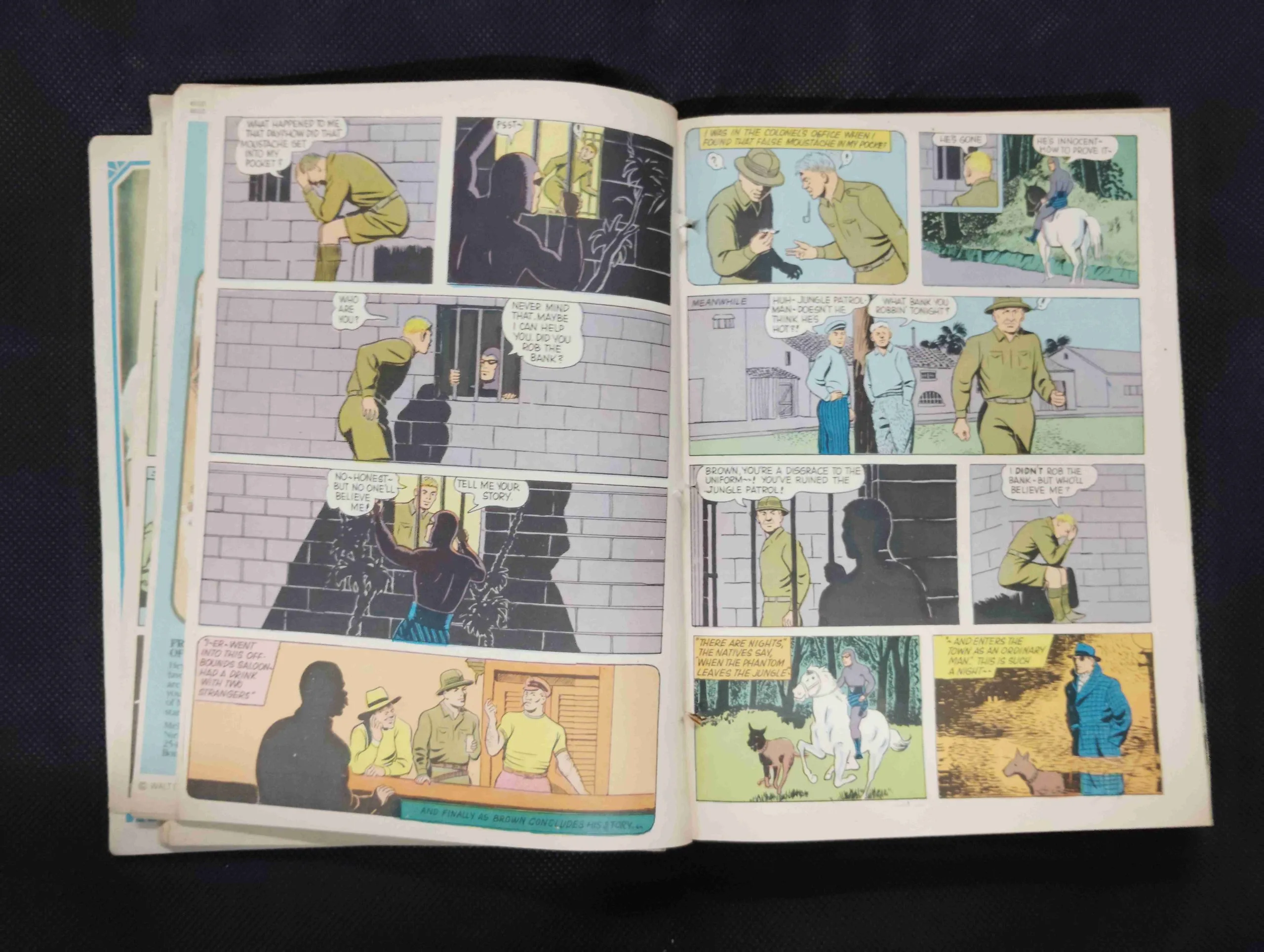 (INDRAJAL COMICS) (SINGLE BINDING 18 IN 1) (LANGUAGE-ENGLISH & BENGALI), 1.>THE BECKONING FETTERS, 2.>THE PHANTOM'S PARADISE, 3.>THE DRUG SCANDAL, 4.>THE LEGENDARY BENEFACTOR, 5.>THE SLY SEA WOLVES, 6.>THE PHANTOM'S ADORED GEM (PART-2), 7.>THE CONCORDE MYSTERY, 8.>THE MAGNIFICENT EMBLEM (PART-1), 9.>THE PHANTOM'S ADORED GEM (PART-1), 10.>THE MAN-HUNTING WITCH, 11.>THE EMPEROR'S DREAM, 12.>NISHIDDH BHOOMI KAARAA PURA (PART-2), 13.>DAAYAN KA SHRAAP (PART-1), 14.>RAAJA MIDAASER DUHSBAPN, 15.> RAKTAKTA PRATISODHA, 16.>HARANO HIRER RAHASYA