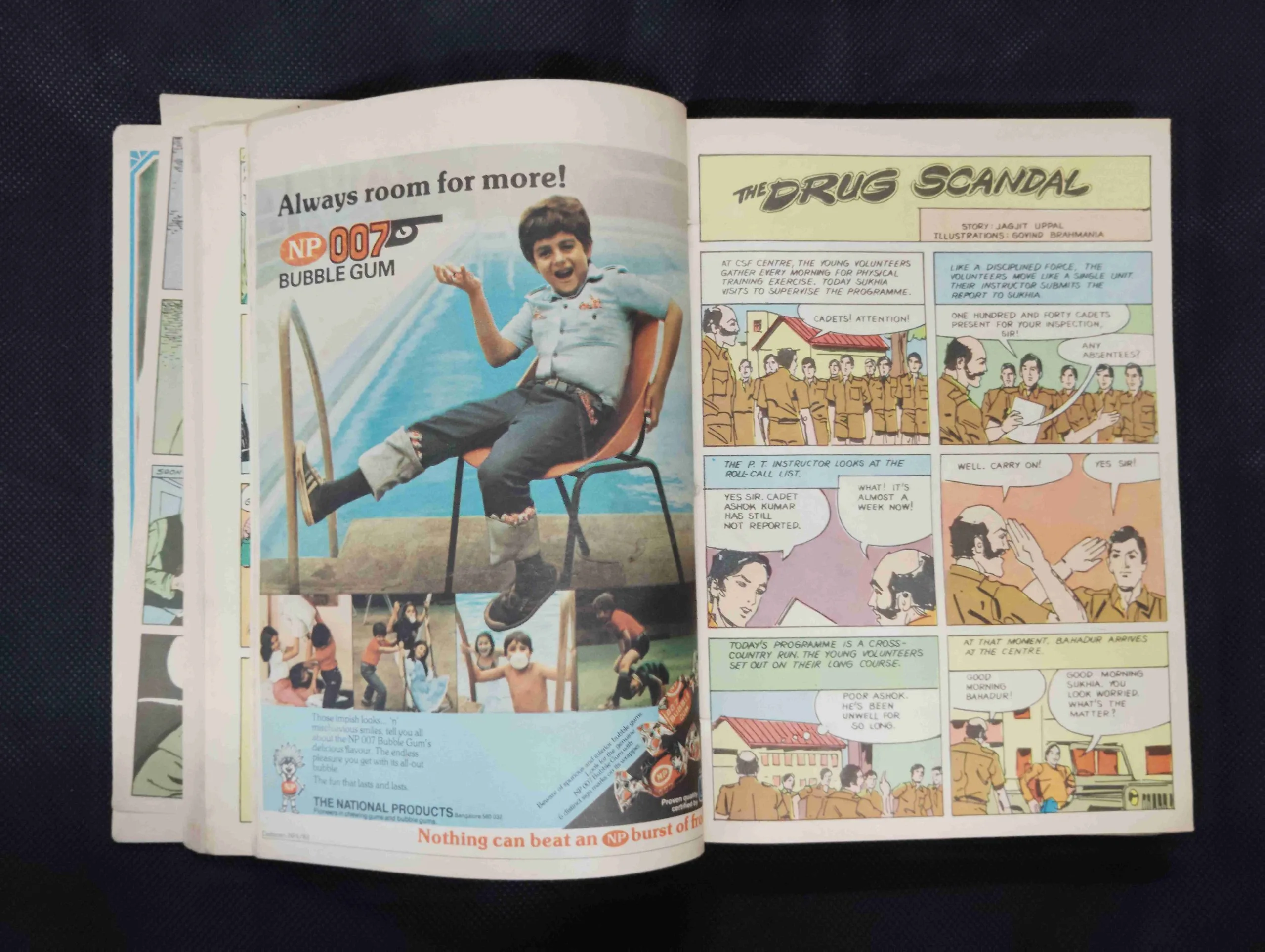 (INDRAJAL COMICS) (SINGLE BINDING 18 IN 1) (LANGUAGE-ENGLISH & BENGALI), 1.>THE BECKONING FETTERS, 2.>THE PHANTOM'S PARADISE, 3.>THE DRUG SCANDAL, 4.>THE LEGENDARY BENEFACTOR, 5.>THE SLY SEA WOLVES, 6.>THE PHANTOM'S ADORED GEM (PART-2), 7.>THE CONCORDE MYSTERY, 8.>THE MAGNIFICENT EMBLEM (PART-1), 9.>THE PHANTOM'S ADORED GEM (PART-1), 10.>THE MAN-HUNTING WITCH, 11.>THE EMPEROR'S DREAM, 12.>NISHIDDH BHOOMI KAARAA PURA (PART-2), 13.>DAAYAN KA SHRAAP (PART-1), 14.>RAAJA MIDAASER DUHSBAPN, 15.> RAKTAKTA PRATISODHA, 16.>HARANO HIRER RAHASYA