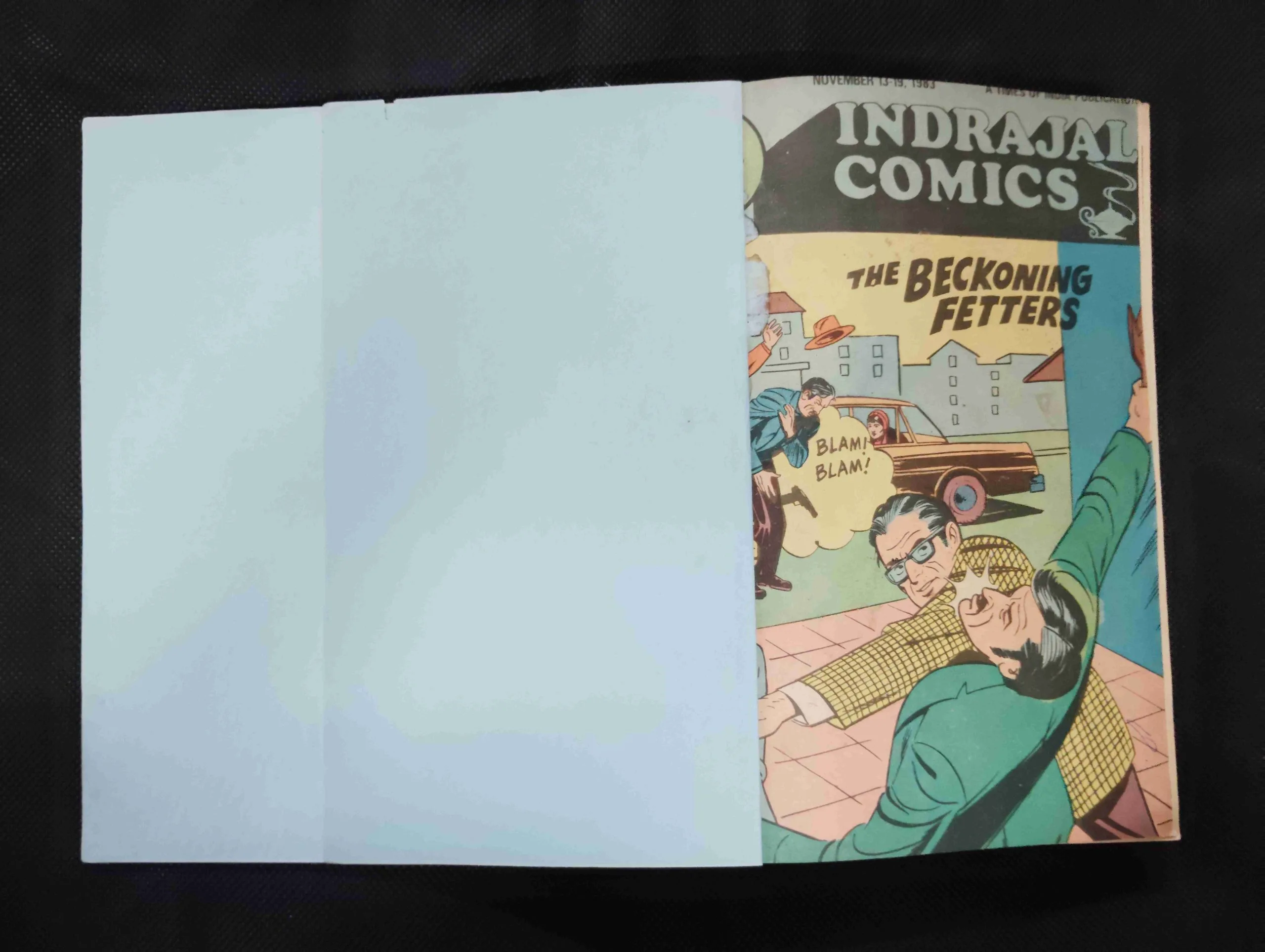 (INDRAJAL COMICS) (SINGLE BINDING 18 IN 1) (LANGUAGE-ENGLISH & BENGALI), 1.>THE BECKONING FETTERS, 2.>THE PHANTOM'S PARADISE, 3.>THE DRUG SCANDAL, 4.>THE LEGENDARY BENEFACTOR, 5.>THE SLY SEA WOLVES, 6.>THE PHANTOM'S ADORED GEM (PART-2), 7.>THE CONCORDE MYSTERY, 8.>THE MAGNIFICENT EMBLEM (PART-1), 9.>THE PHANTOM'S ADORED GEM (PART-1), 10.>THE MAN-HUNTING WITCH, 11.>THE EMPEROR'S DREAM, 12.>NISHIDDH BHOOMI KAARAA PURA (PART-2), 13.>DAAYAN KA SHRAAP (PART-1), 14.>RAAJA MIDAASER DUHSBAPN, 15.> RAKTAKTA PRATISODHA, 16.>HARANO HIRER RAHASYA
