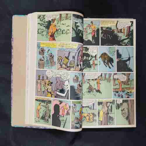 (INDRAJAL COMICS) (SINGLE BINDING- 10 IN 1) (LANGUAGE-ENGLISH & HINDI), 1.>BIHAD KE DAKU, 2.>JAHAREELEE TOLEE (PART-1), 3.>JAHAREELEE TOLEE (PART-2), 4.>KORABA KE HEERE, 5.>JUNJLE KA SONA, 6.>LUTERON KA KAAL 7.>22WA VETAL (PART-1), 8.>22WA VETAL (PART-2), 9.>DOOBA JAHAAJ KA RAHASY, 10.>VETAAL KA SATHI (PART-1).