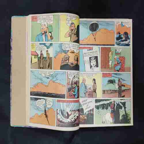 (INDRAJAL COMICS) (SINGLE BINDING- 10 IN 1) (LANGUAGE-ENGLISH & HINDI), 1.>BIHAD KE DAKU, 2.>JAHAREELEE TOLEE (PART-1), 3.>JAHAREELEE TOLEE (PART-2), 4.>KORABA KE HEERE, 5.>JUNJLE KA SONA, 6.>LUTERON KA KAAL 7.>22WA VETAL (PART-1), 8.>22WA VETAL (PART-2), 9.>DOOBA JAHAAJ KA RAHASY, 10.>VETAAL KA SATHI (PART-1).