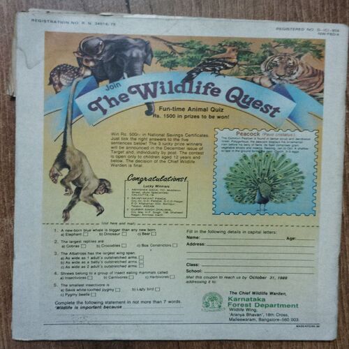 Target (The Children's Magazine) (October 1989)( Front Cover Little Cut )