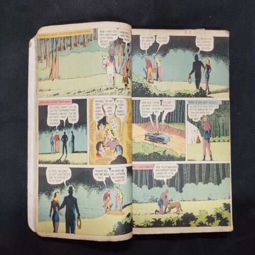 (INDRAJAL COMICS) (SINGLE BINDING- 15 IN 1) (LANGUAGE- ENGLISH), 1.>THE FLAMES OF VENGEANCE, 2.>THE FORSAKEN CAVE, 3.>......................., 4.>THE PHANTOM WEDS, 5.>KARNA, 6.>THE GOLDEN TOWER, 7.>THE MYSTERY OF THE HEADLESS GHOST, 8.>THE KUNG-FU KINGS, 9.>THE DOOMED PLANET, 10.>THE CRIME BUSTER'S, 11.>THE CURSE OF GOLD, 12.>GALACTIC TREASURE HUNT, 13.>THE MONSTER BOYS, 14.>THE DEVILS DOMAIN, 15.>THE STING OF VENOM