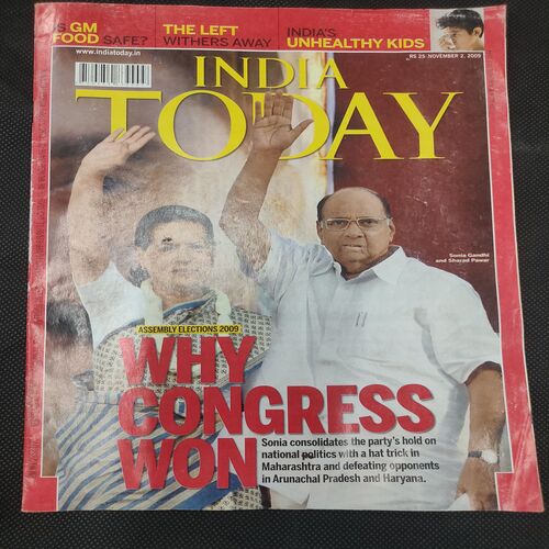 India Today . Edition :- ( Nov 2 , 2009 ) .