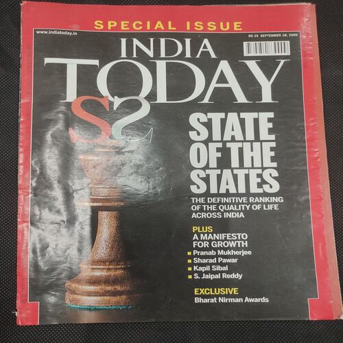 India Today . Edition :- ( Sept 28 , 2009 ) .