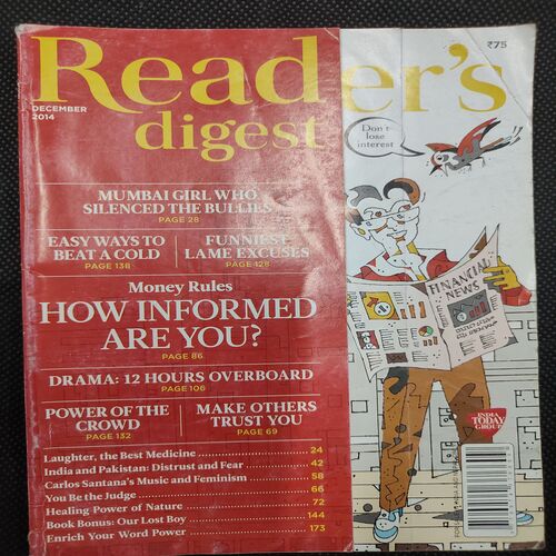 Reader’s Digest . Edition :- ( Dec - 2014 ) .