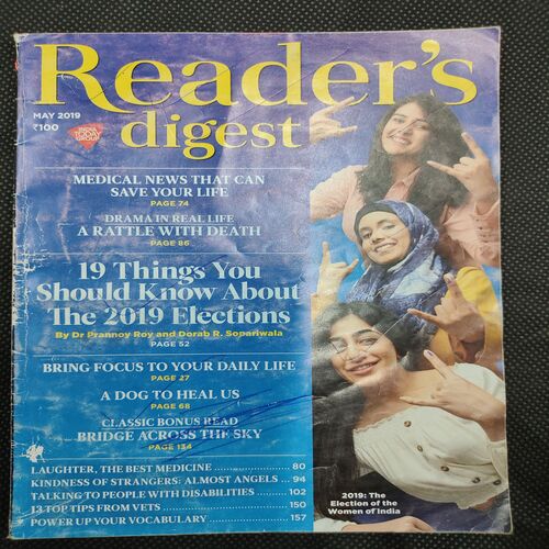 Reader’s Digest . Edition :- ( May - 2019 ) .