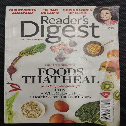 Reader’s Digest . Edition :- ( Nov - 2013 ) .