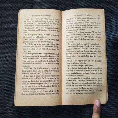 The Hooded Howk Mystery ( Franklin W. Dixon ) .
