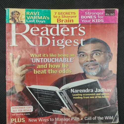 Reader’s Digest . Edition :- ( Oct - 2006 ) .
