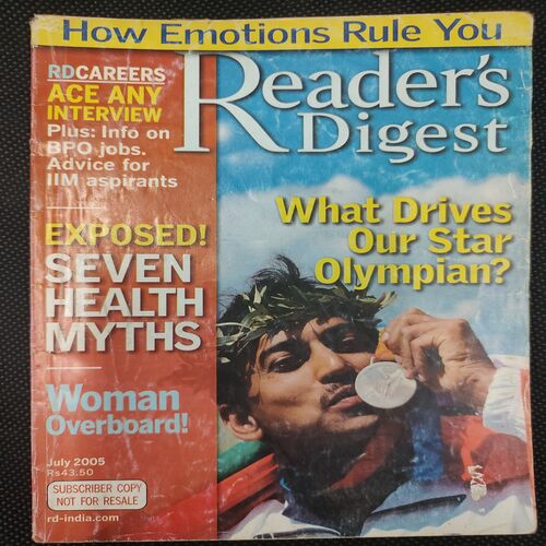 Reader’s Digest . Edition :- ( July - 2005 ) .