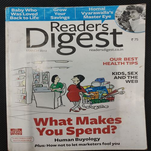 Reader’s Digest . Edition :- ( March - 2012 ) .