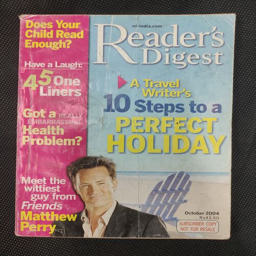 Reader’s Digest . Edition :- ( Oct - 2004 ) .
