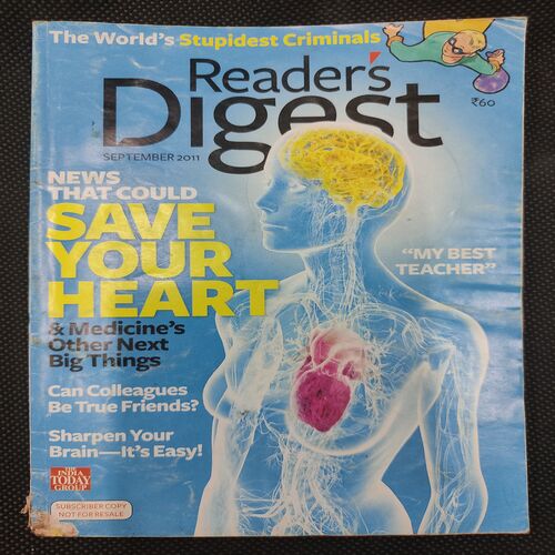 Reader’s Digest . Edition :- ( Sept - 2011 ) .