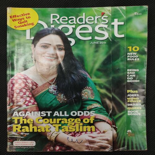 Reader’s Digest . Edition :- ( June - 2011 ) .