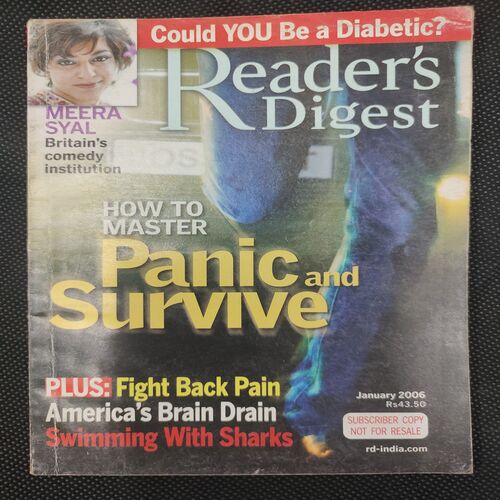 Reader’s Digest . Edition :- ( January - 2006 ) .