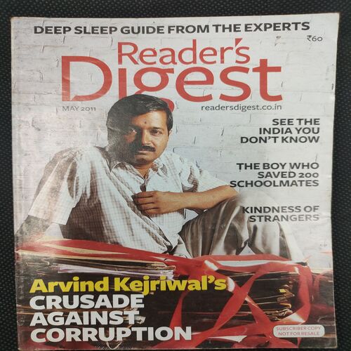 Reader’s Digest . Edition :- ( May - 2011 ) .