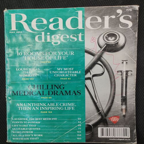 Reader’s Digest . Edition :- ( May - 2014 ) .