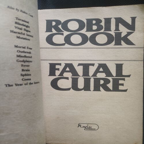 Robin Cook Fatal Cure .