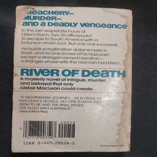 Alistair Maclean River Of Death .