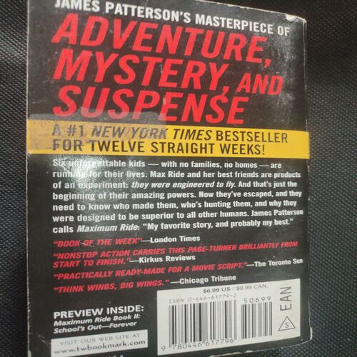 James Patterson Maximum The Angle Experiment Ride .