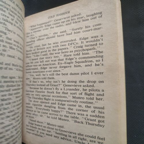 Jack Higgins Cold Harbour .( Front Cover Little cut corner side and Cut ).