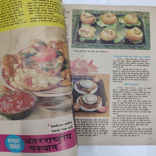 Grihshobha . Edition :- ( Feb - 1987 ). Back Cover little circle Cut .