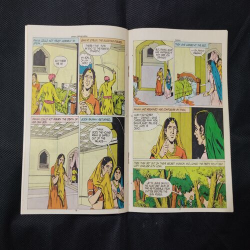 PANNA AND HADI RANI (FRONT COVER LEFT SIDE LITTLE CUT AND BACK COVER RIGHT SIDE LITTLE CUT)