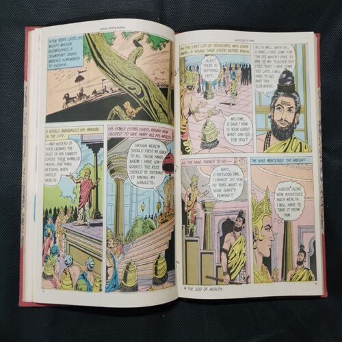 AMAR CHITRA KATHA (SINGLE BINDING 8 in 1), 1.>HEMU, 2.>VEER DHAVAL, 3.>ANCESTORS OF RAMA, 4.>BALADITYA AND YASHODHARMA, 5.>BIRBAL THE WISE, 6.>RANADHIRA, 7.>VEER HAMMIR, 8.>THUGSEN.