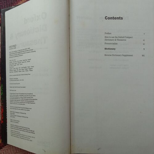 Oxford Dictionary And Thesaurus III