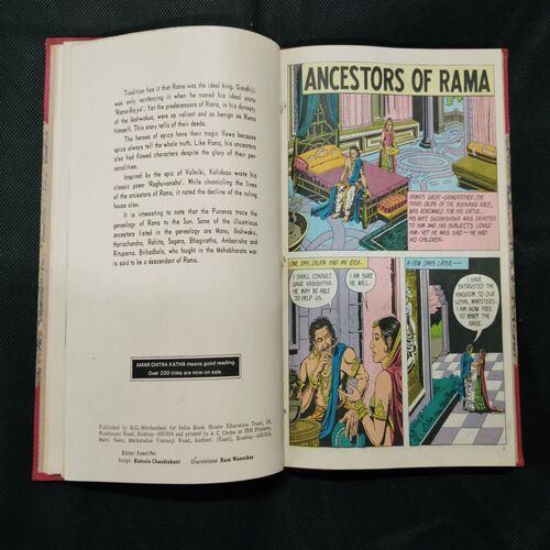 AMAR CHITRA KATHA (SINGLE BINDING 8 in 1), 1.>HEMU, 2.>VEER DHAVAL, 3.>ANCESTORS OF RAMA, 4.>BALADITYA AND YASHODHARMA, 5.>BIRBAL THE WISE, 6.>RANADHIRA, 7.>VEER HAMMIR, 8.>THUGSEN.