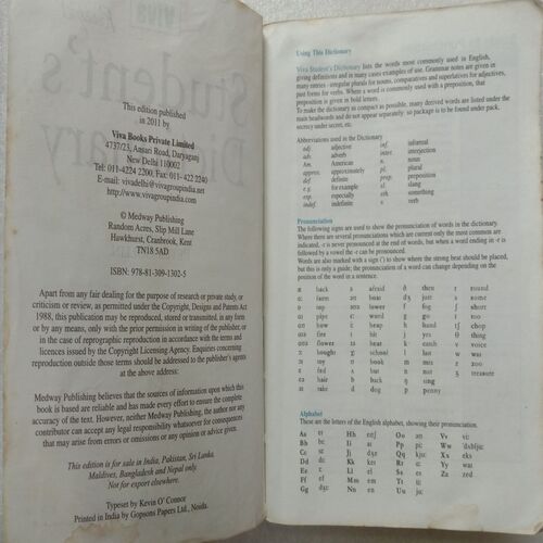 Student's Dictionary