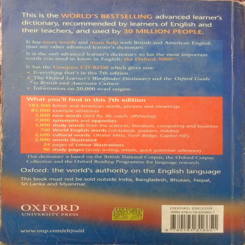 Oxford Advanced Learner's Dictionary